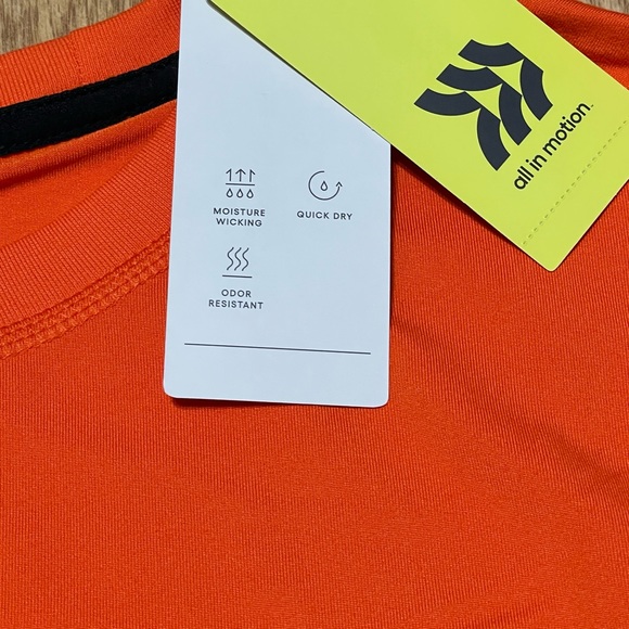 Men's Short Sleeve Performance T-Shirt - All In Motion™ Dark Orange S *L947 - Picture 8 of 10